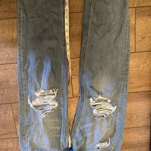 American Eagle Outfitters women’s  Ripped Gray Jeans